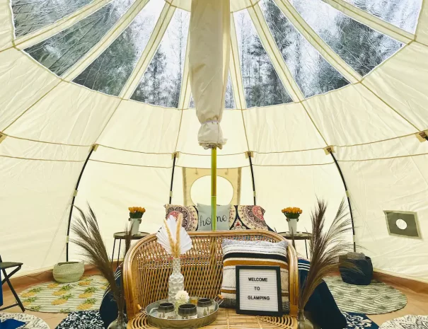 glamping tent